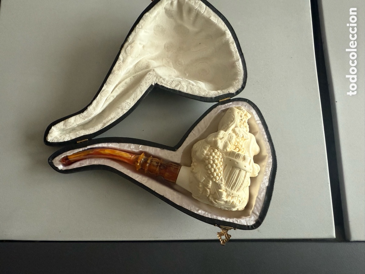 Pipas de fumar: PIPA DE ESPUMA DE MAR. OBJETO DE COLECCI&Oacute;N