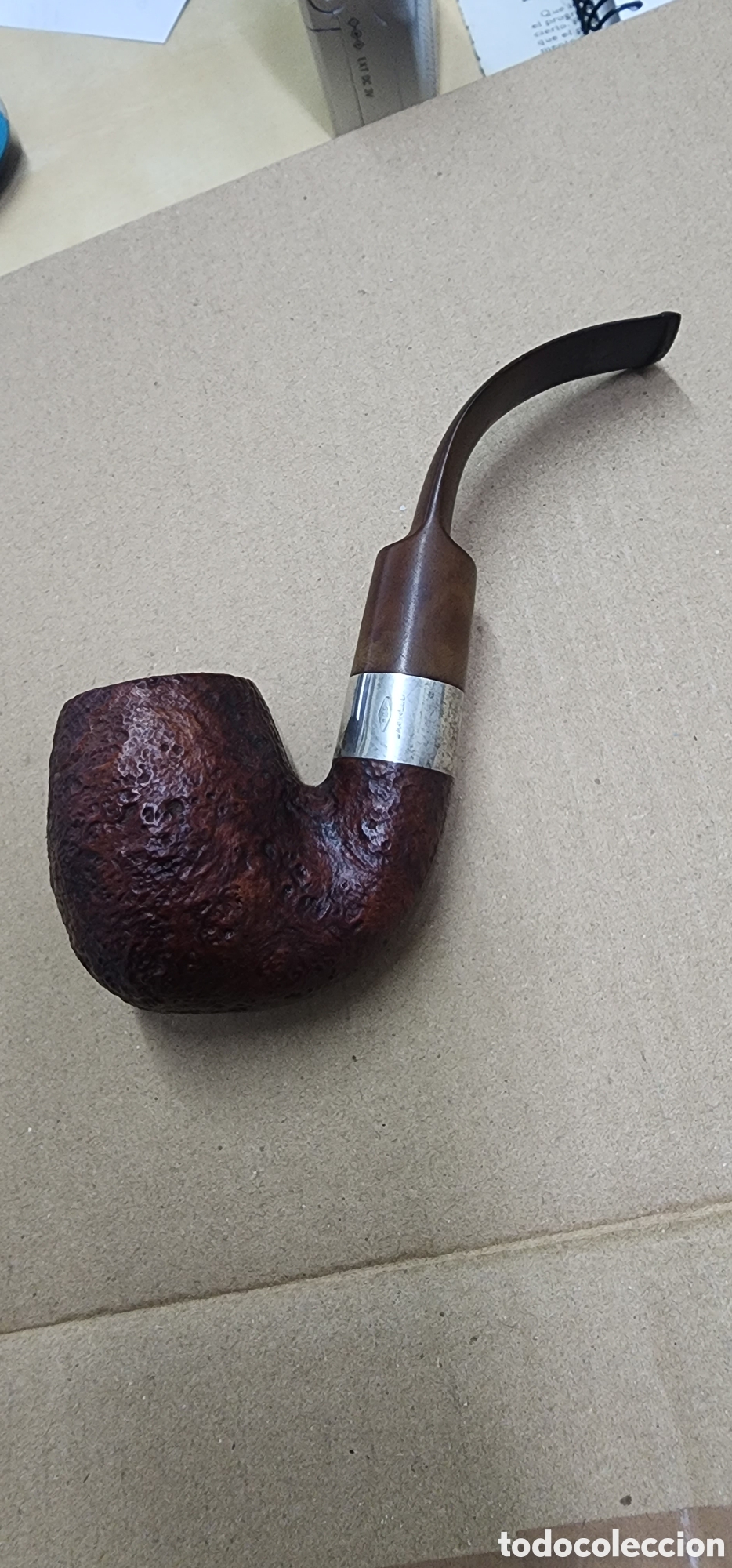 Pipas de fumar: Increible PIPA SAVINELLI SILVER semi curva como nueva- Una belleza que no puede perder- coleccionist