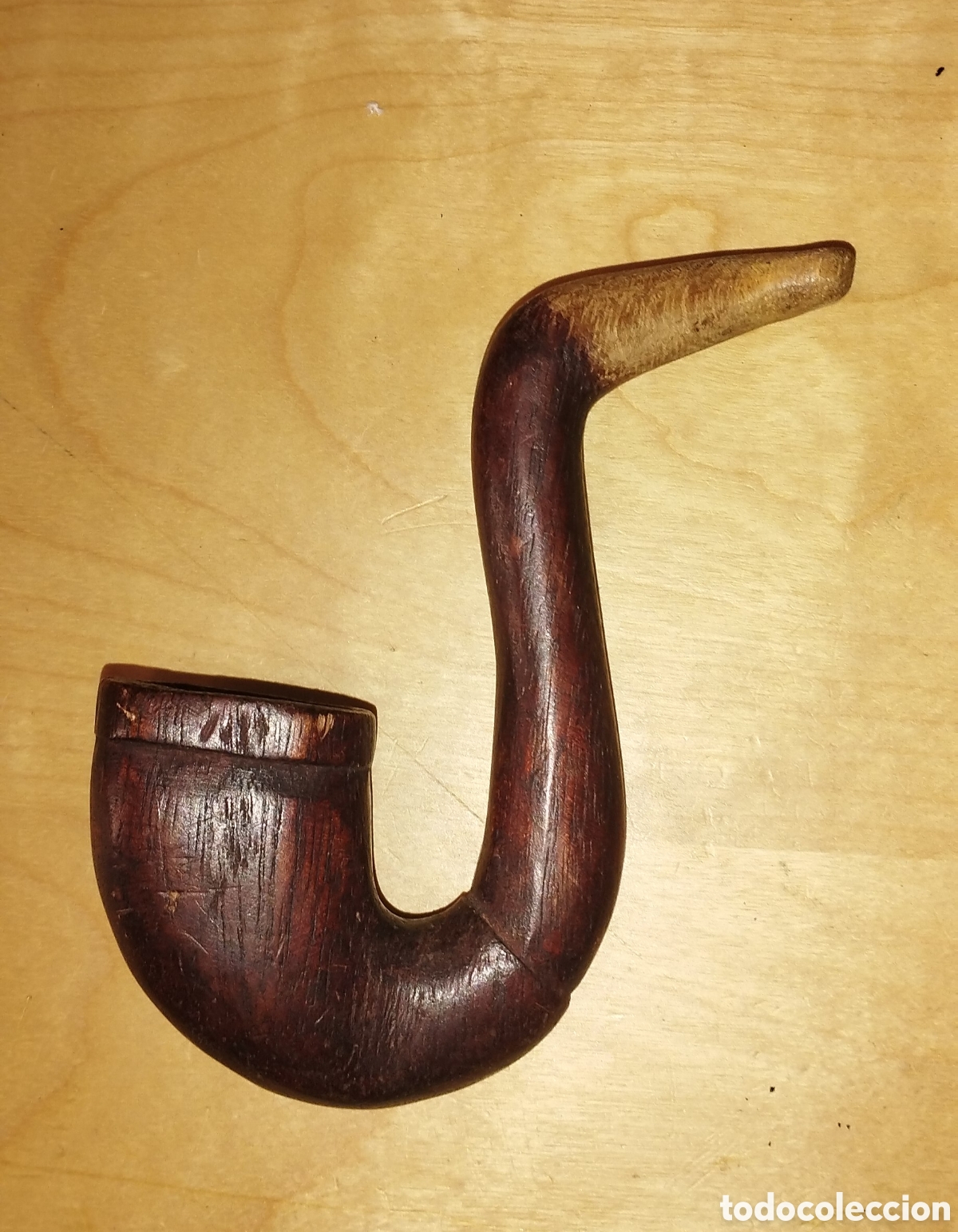 Pipas de fumar: PIPA ARTESANAL - S&Atilde;O TOM&Eacute; E PR&Iacute;NCIPE - Pieza &uacute;nica de artesan&iacute;a &eacute;tnica - 2008