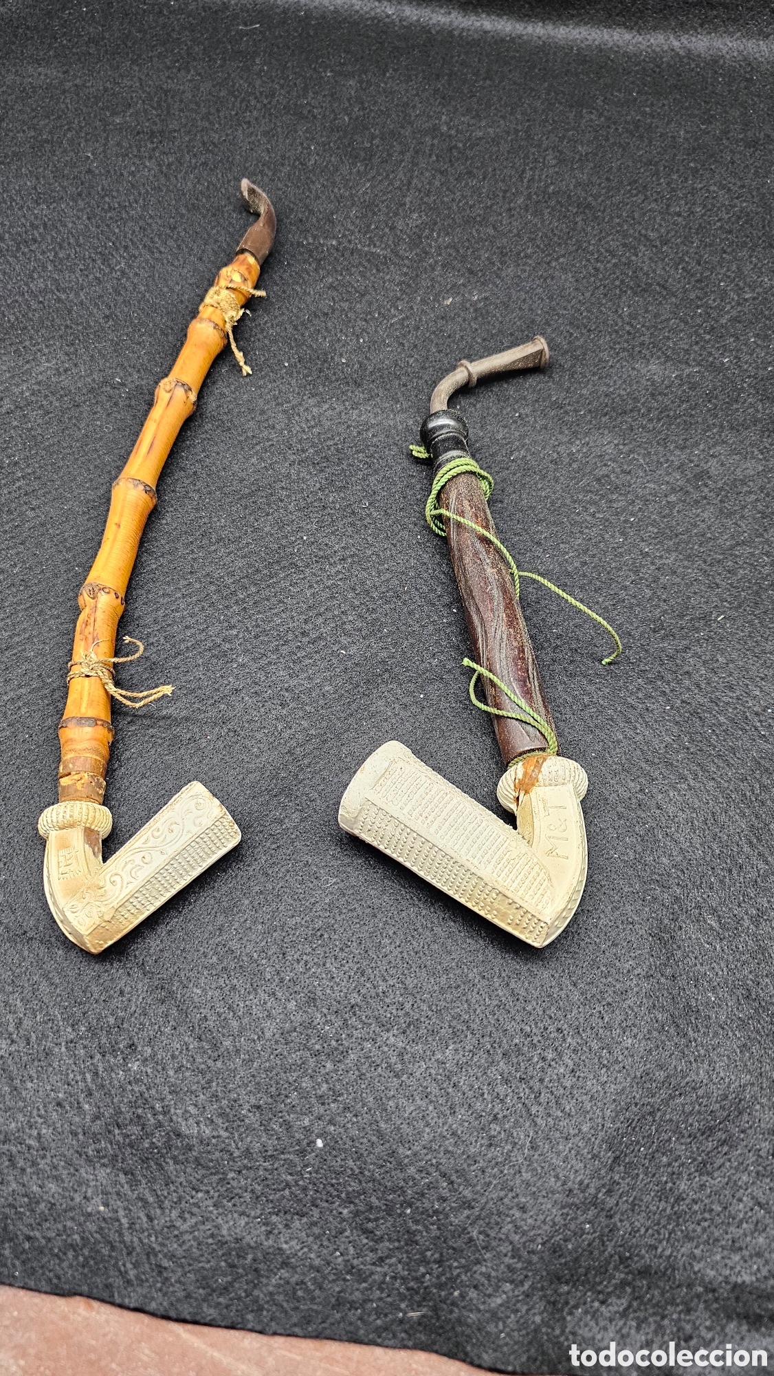 Cachimbos de fumar: Antiguas pipas asi&aacute;ticas