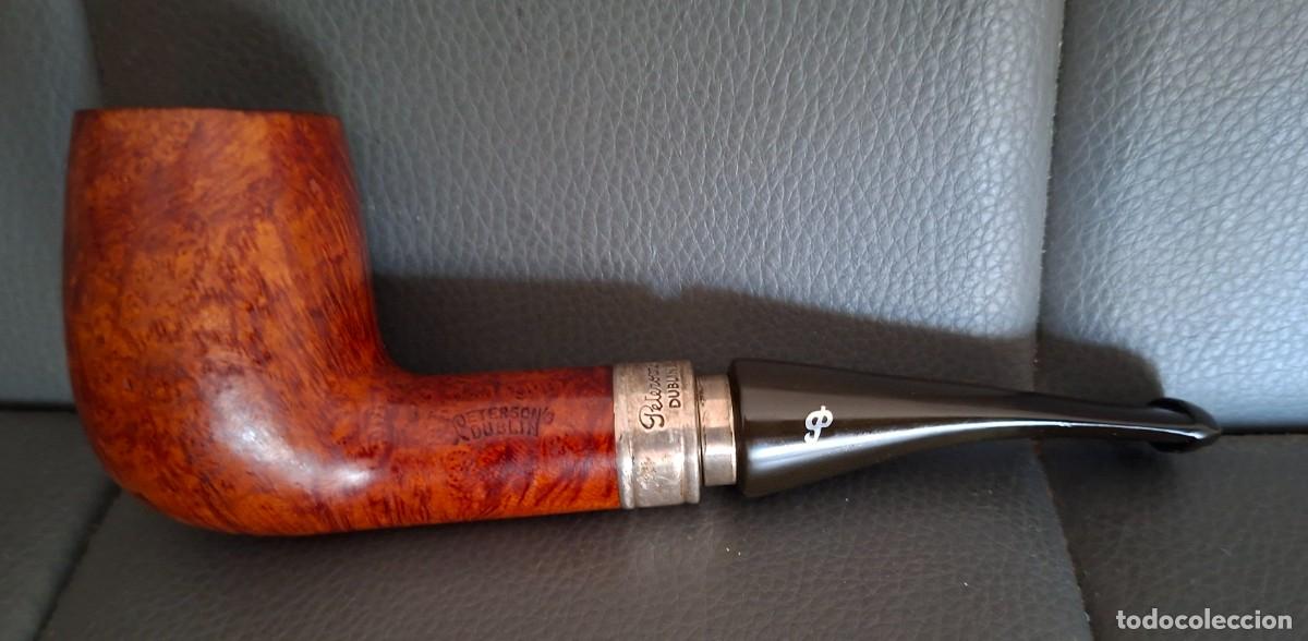 Pipas de fumar: Pipa pipe Petersons Dublin Y2003 Edicion Limitada 615/1000 anilla plata limitada