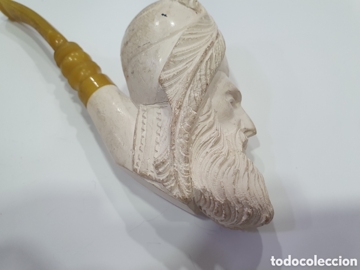 Pipas de fumar: Pipa en espuma de mar tallada. (L131) - Foto 2