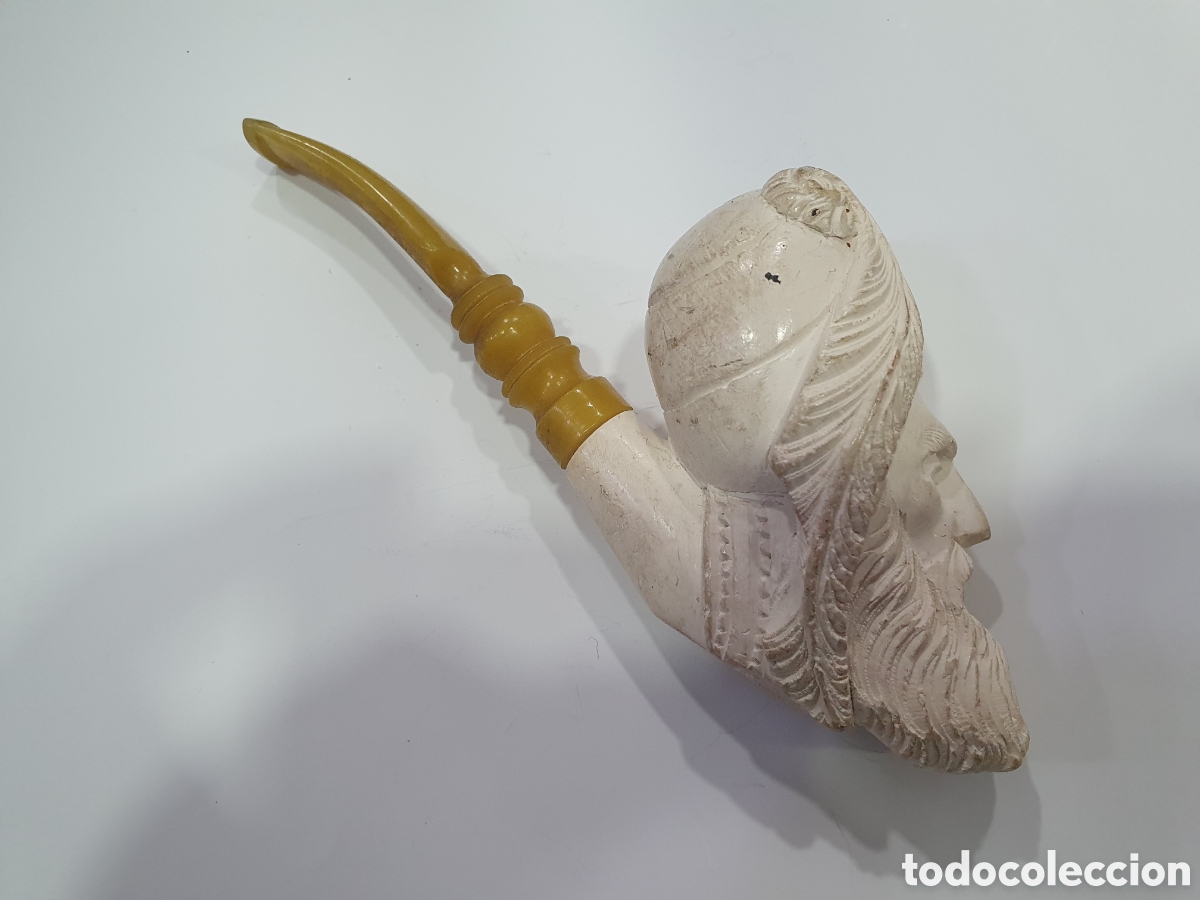 Pipas de fumar: Pipa en espuma de mar tallada. (L131) - Foto 1