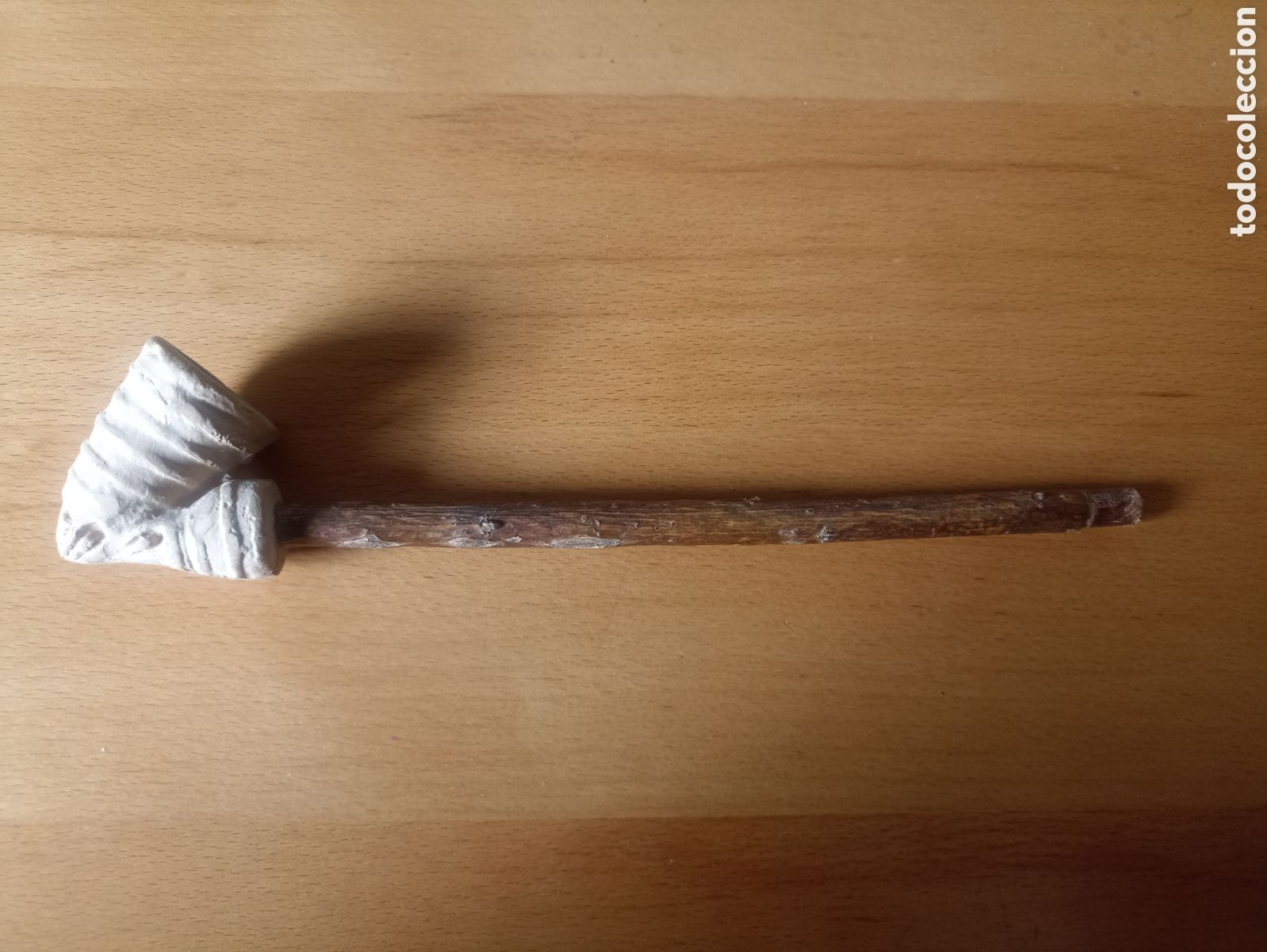 Pipas de fumar: Pipa de madera y cazoleta de barro - Cuba