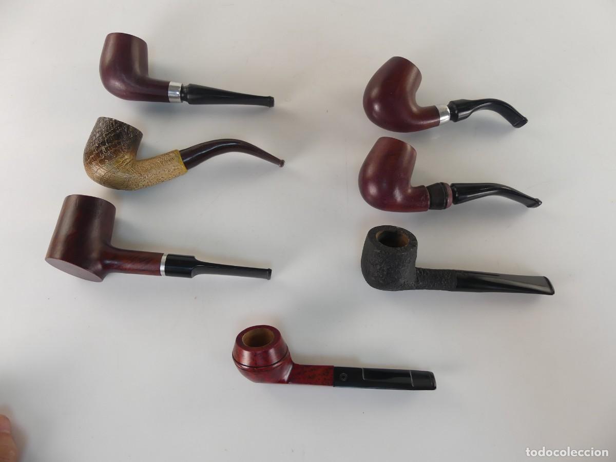 Pipes: COLECCION LOTE DE 7 PIPAS DE FUMAR
