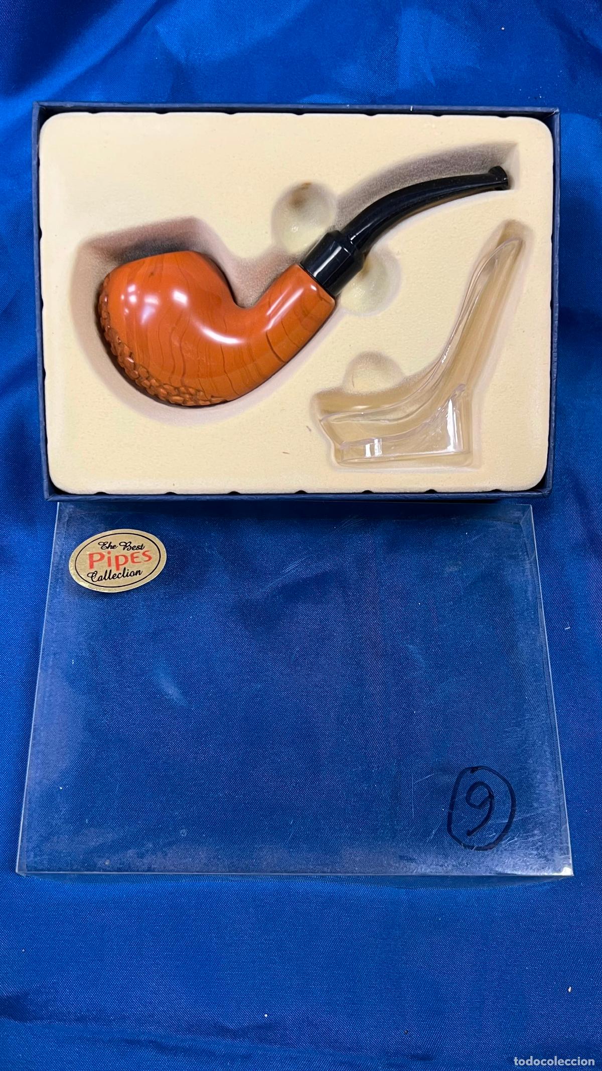 Pipes: PIPA DE FUMAR DE COLECCI&Oacute;N EN SU ESTUCHE ORIGINAL CON SOPORTE EXPOSITOR