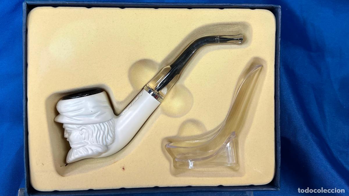 Pipes: PIPA DE FUMAR DE COLECCI&Oacute;N EN SU ESTUCHE ORIGINAL CON SOPORTE EXPOSITOR