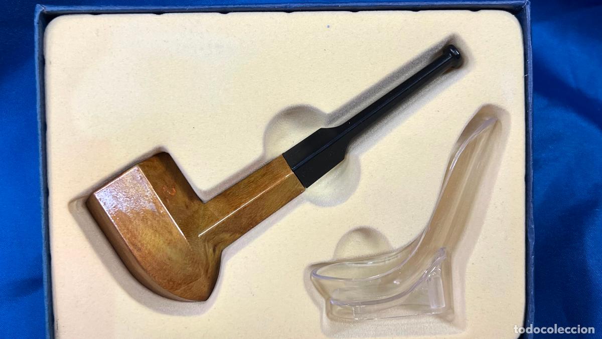 Pipes: PIPA DE FUMAR DE COLECCI&Oacute;N EN SU ESTUCHE CON CAZOLETA FACETADA ESTILO PANELADA