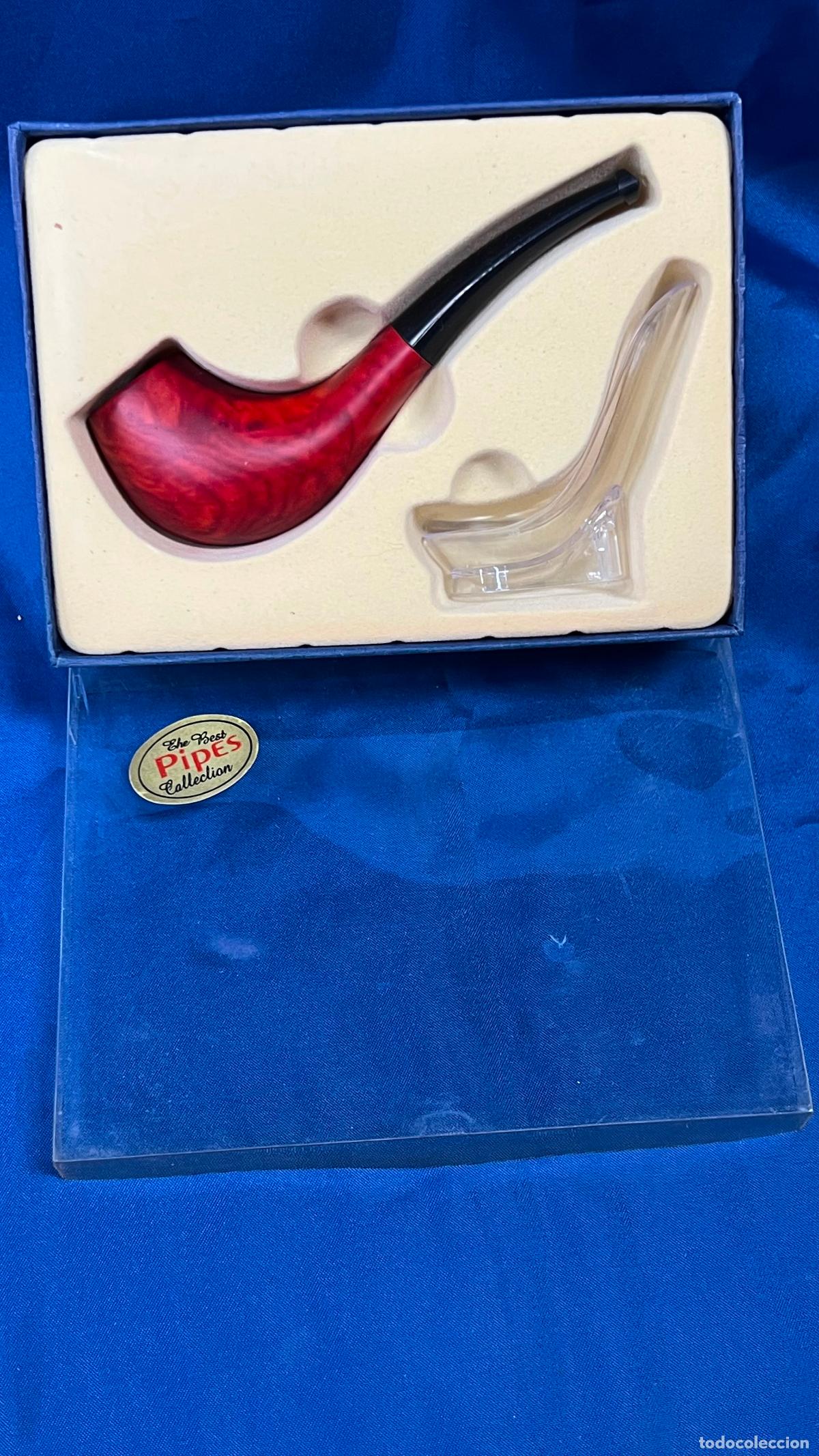 Pipas de fumar: PIPA DE FUMAR DE COLECCI&Oacute;N EN SU ESTUCHE ESTILO ESPUMA DE MAR (MEERSCHAUM) CON REVOLUCIONARIO CONTOR