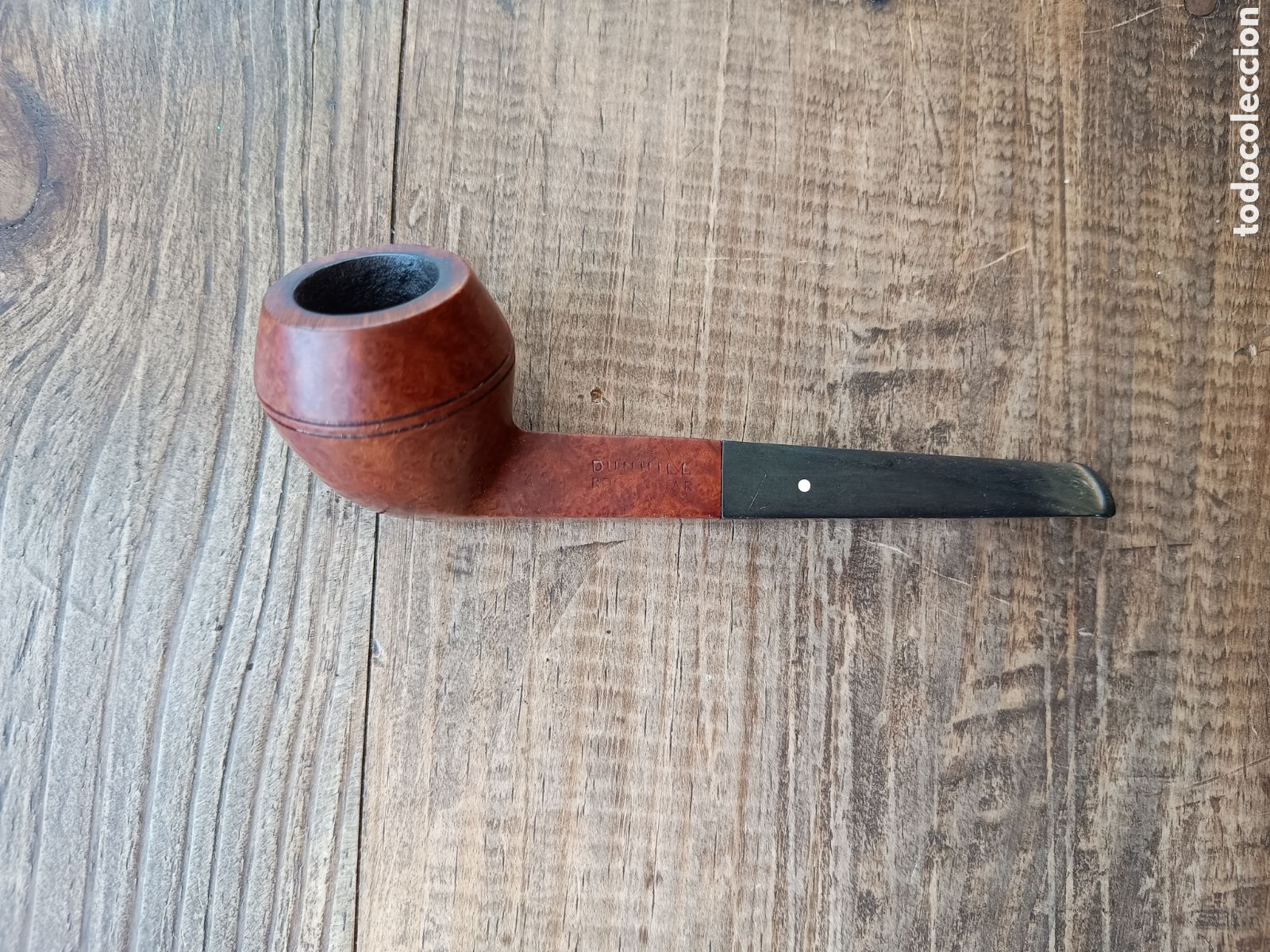 Pipas de fumar: DUNHILL ROOT BRIAR 46 ENGLAND 7 C&Iacute;RCULO 2R - CIRCA 1957 - USADA