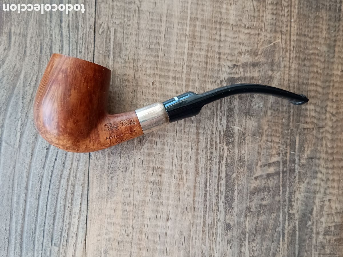 Pipas de fumar: PIPA DON CARLOS 1 NOTE - FATTA A MANO IN ITALIA - USADA