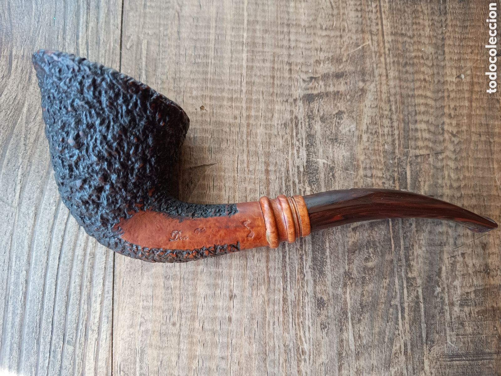 Pipas de fumar: PIPA DON CARLOS R&Uacute;STICA 1 NOTE - FATTA A MANO IN ITALIA - USADA