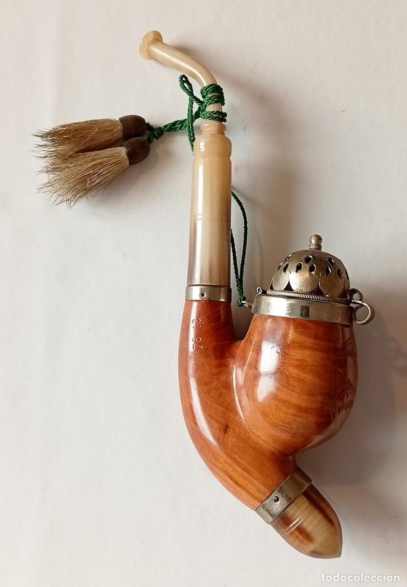 Pipas de fumar: Pipa de Cazador CAVALIER, Bruyere Garantie 76 13 &bull; Estilo Tirolesa / Alpina IMPECABLE, SIN ESTRENAR