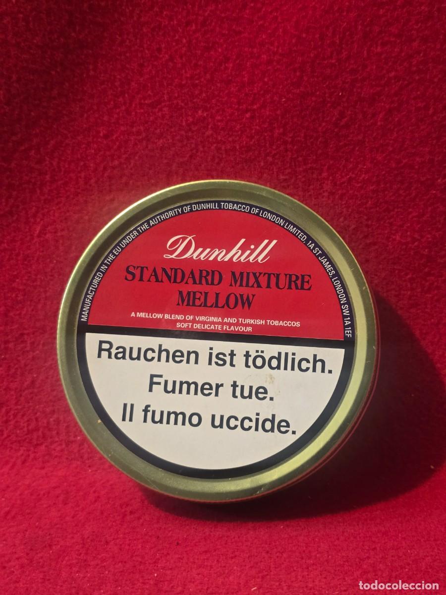 Pipas de fumar: LATA DE TABACO PARA PIPA DUNHILL STANDARD MIXTURE MELLOW. LLENA.