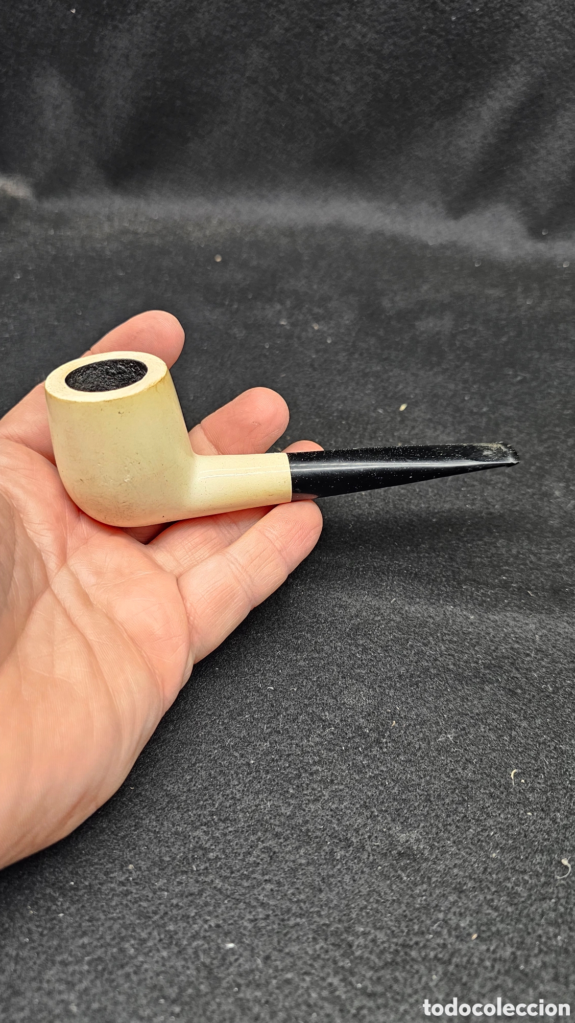 Pipas de fumar: Antigua pipa de espuma de mar LEER BIEN DESCRIPCI&Oacute;N