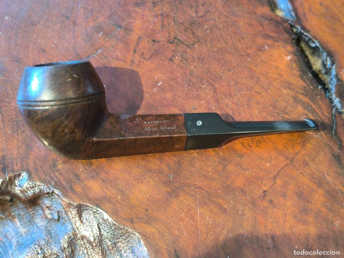 Pipas de fumar: PIPA SALVATELLA REAL BRIAR 14X3,5X4,5 CM - P10