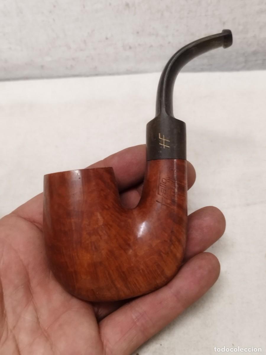 Pipas de fumar: Antigua pipa de fumar tabaco, Helio Ferretti.