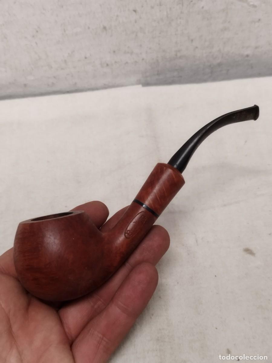 Pipas de fumar: Antigua pipa de fumar tabaco, Bruken calidad extra.