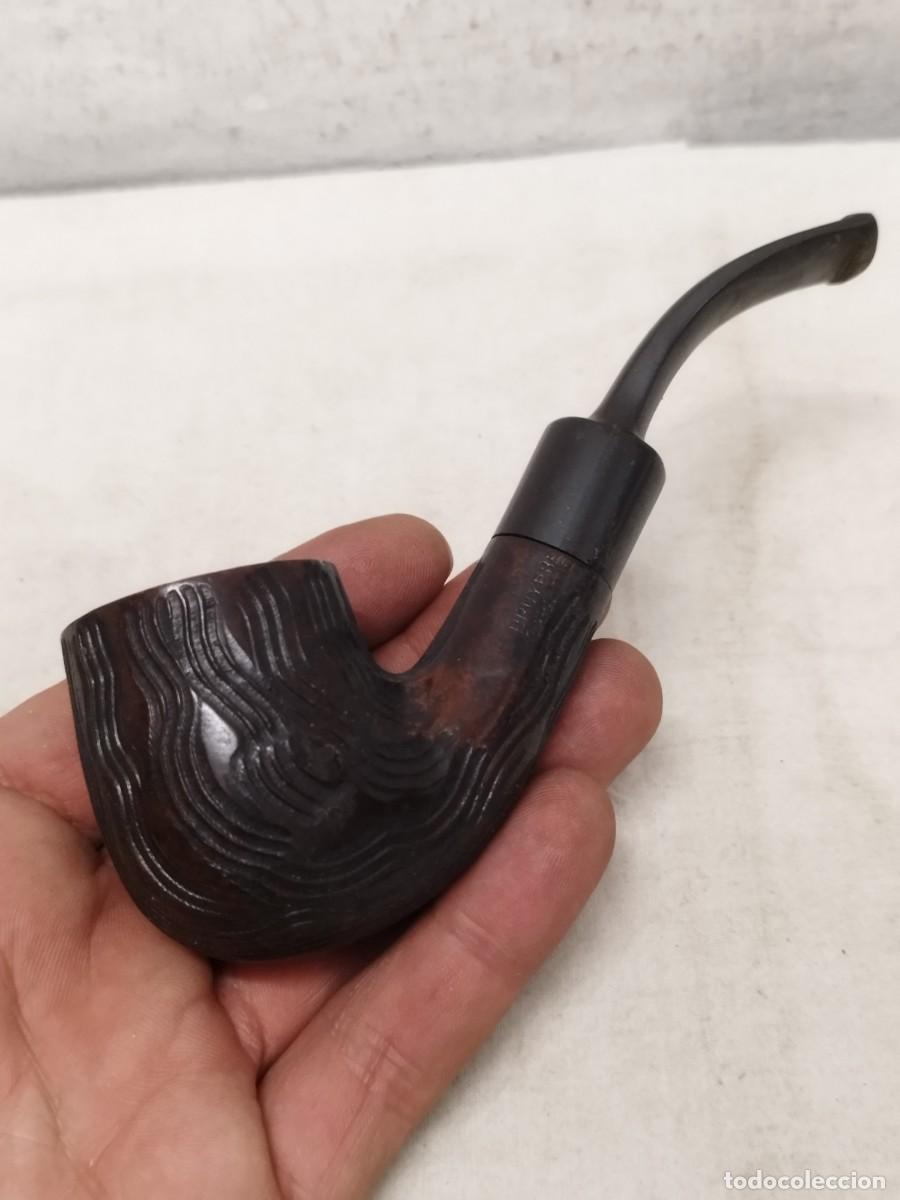 Pipas de fumar: Antigua pipa de fumar tabaco, Bruyere garantie.