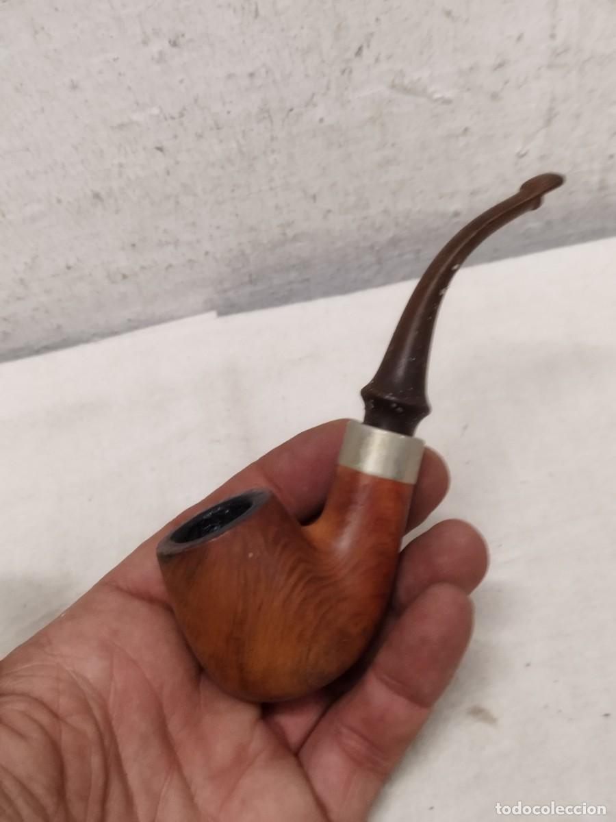 Pipas de fumar: Antigua pipa de fumar tabaco, a identificar.