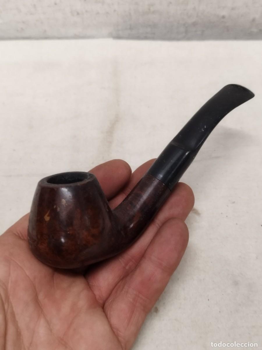 Pipas de fumar: Antigua pipa de fumar tabaco, British Briar.
