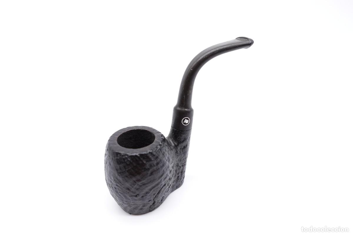 Pipas de fumar: ANTIGUA PIPA DE FUMAR RUSTICADA J BONET MALLORCA MOD 504 CON BOQUILLA CURVA.