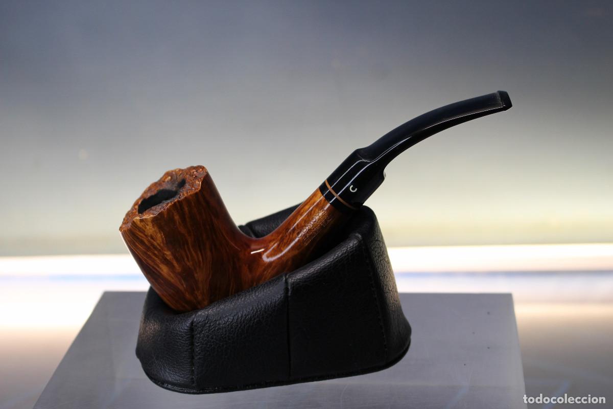 Pipas de fumar: 06. Antigua pipa Comoy's Specimen Straight Grain 10. Hecha en Reino Unido.