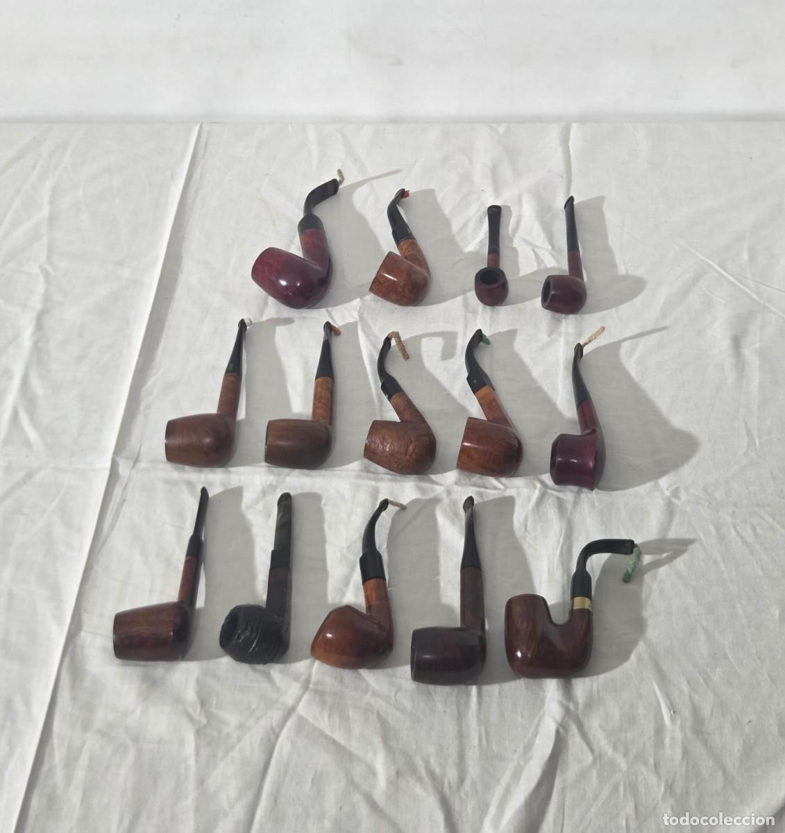 Pipas de fumar: 14 pipas de fumar en madera