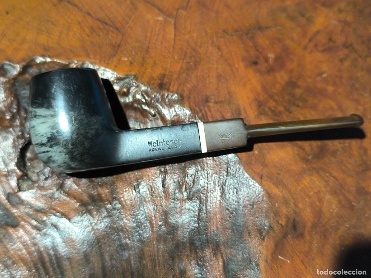 Pipas de fumar: Pipa de fumar usada. McIntosch Royal Afrik England 3214