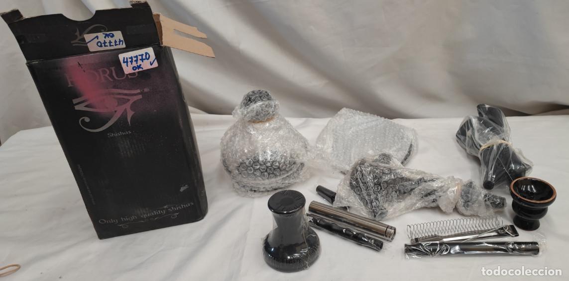 Pipas de fumar: CACHIMBA O PIPA DE AGUA HORUS, DE CRISTAL, NUEVA