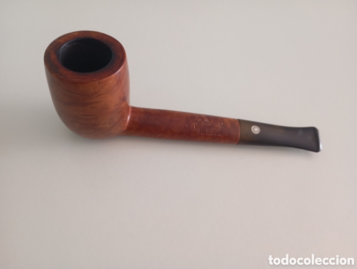 Pipas de fumar: Pipa Joan Bonet Mallorca Sello Isla Madera de Brezo Alta colecci&oacute;n # fumar tabaco antigua