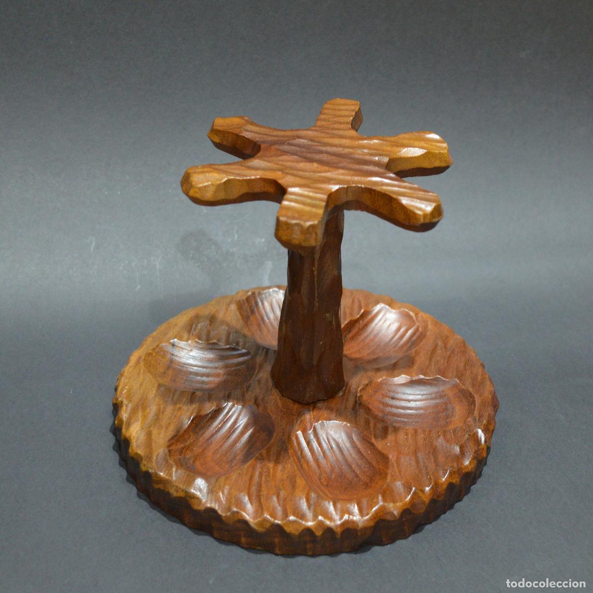 Pipas de fumar: EXPOSITOR PIPERO SOPORTE MUEBLE MADERA PARA 6 PIPAS