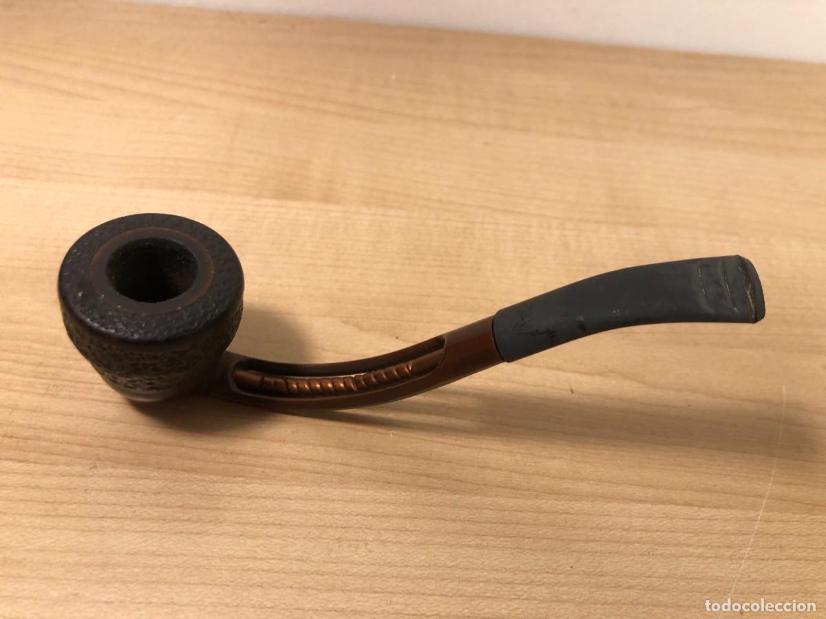 Pipas de fumar: Pipa Falcon System vintage Made in England cazoleta brezo rusticado pipa inglesa