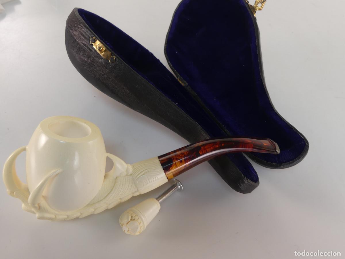 Pipas de fumar: Pipa tallada en Espuma de Mar - objeto de colecci&oacute;n - Foto 2