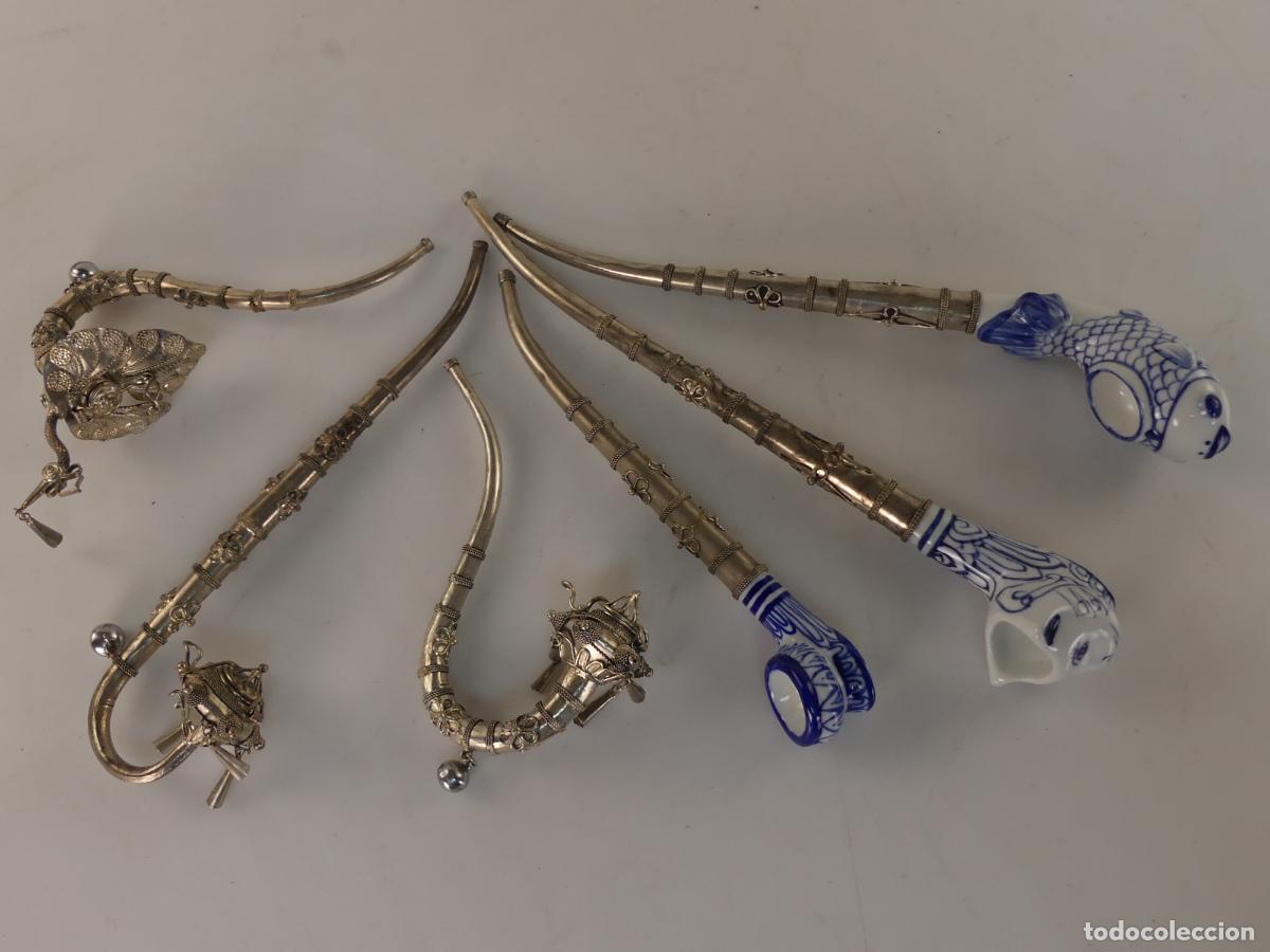 Pipas de fumar: COLECCION LOTE DE 6 PIPAS