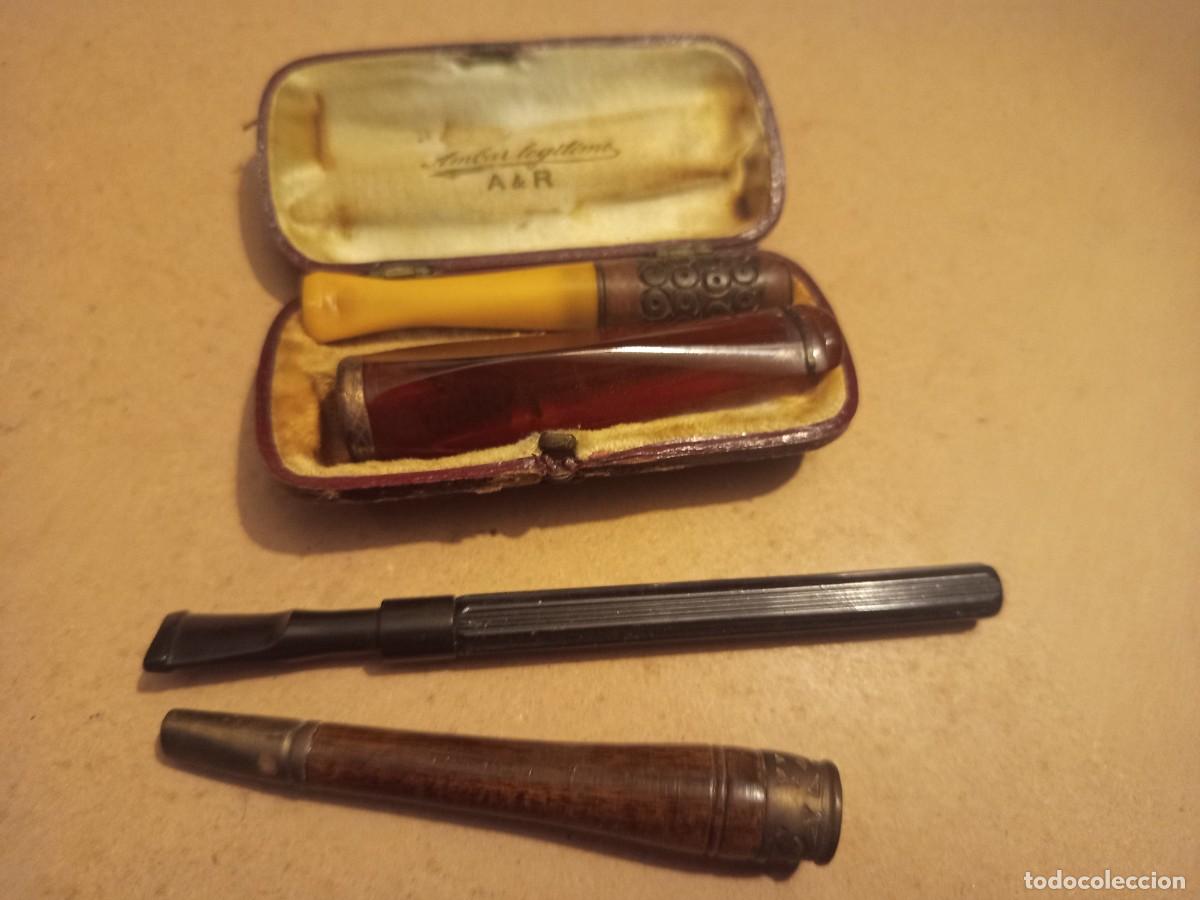 Pipas de fumar: Antiguo art&iacute;culo de colecci&oacute;n tabaco