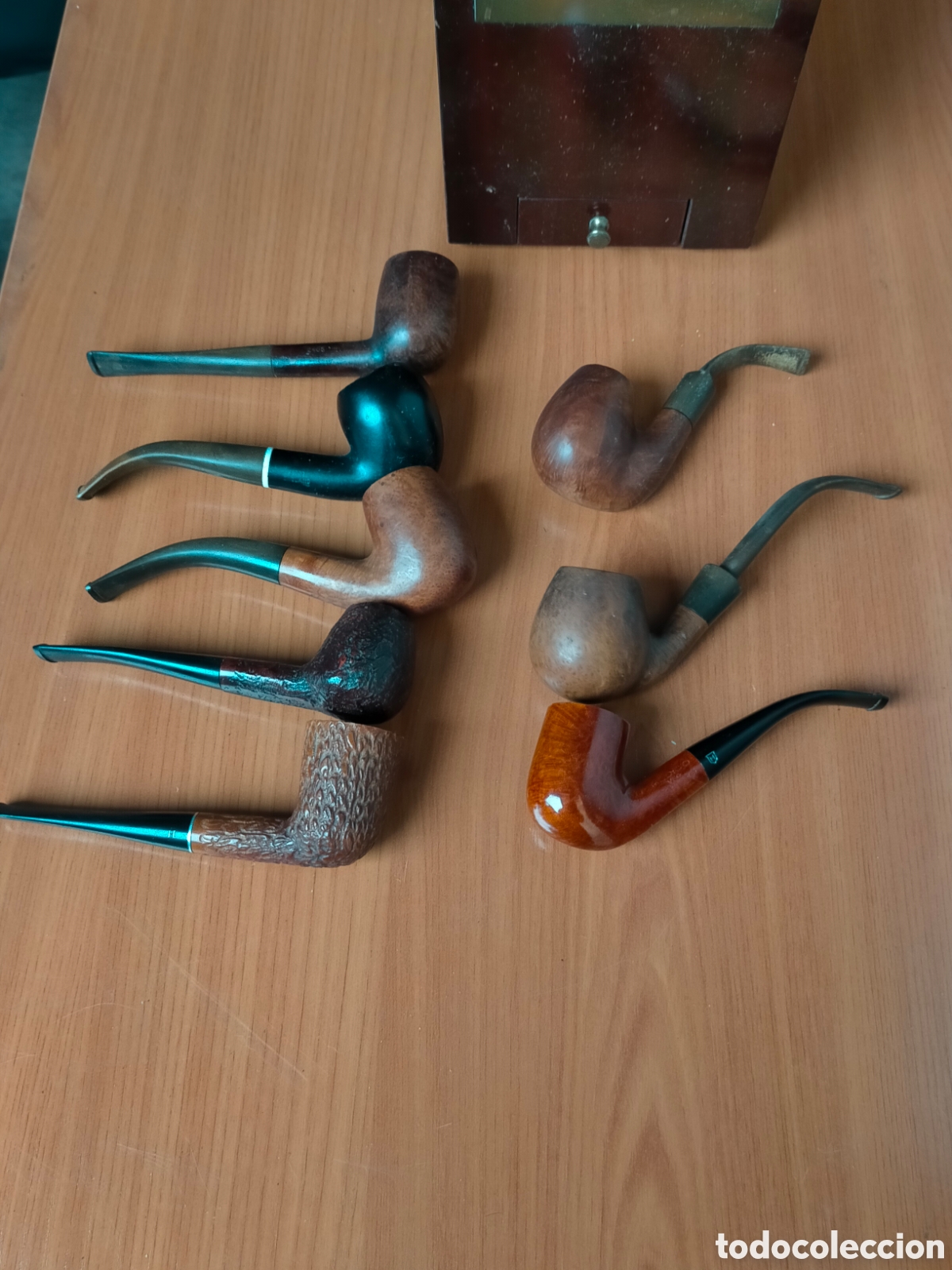 Pipas de fumar: PIPAS DE MADERA PARA TABACO. COLECCI&Oacute;N 6 UNIDADES
