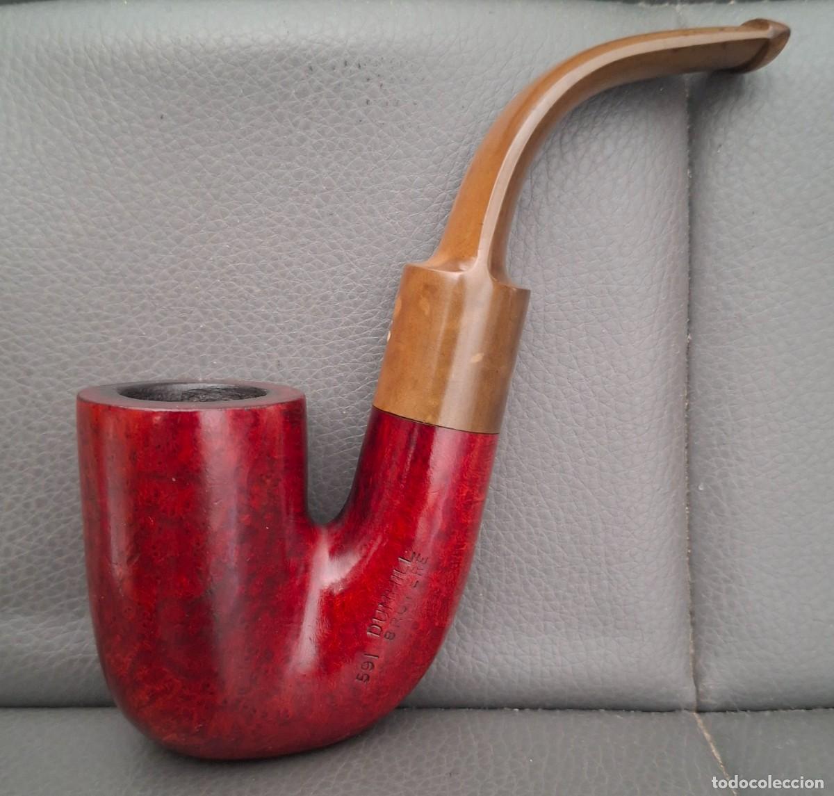Pipas de fumar: Dunhill Bruyere 591 pipe pipa Made in England 4 c&iacute;rculo 4A Oom Paul