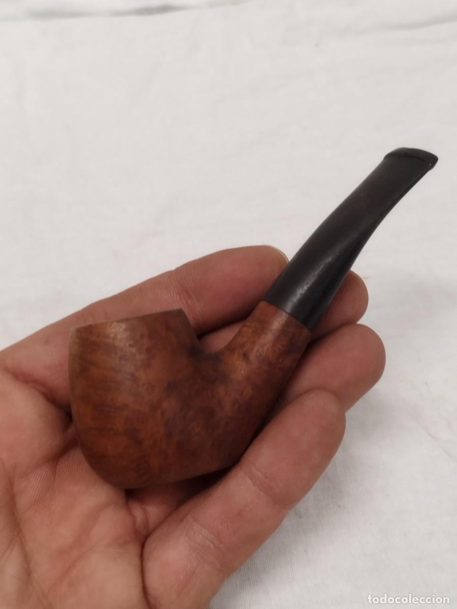 Pfeifen zum Rauchen: Pipa de Brezo Vintage Aunis - Bruy&egrave;re St. Claude (Francia), Forma Billiard Semicurva