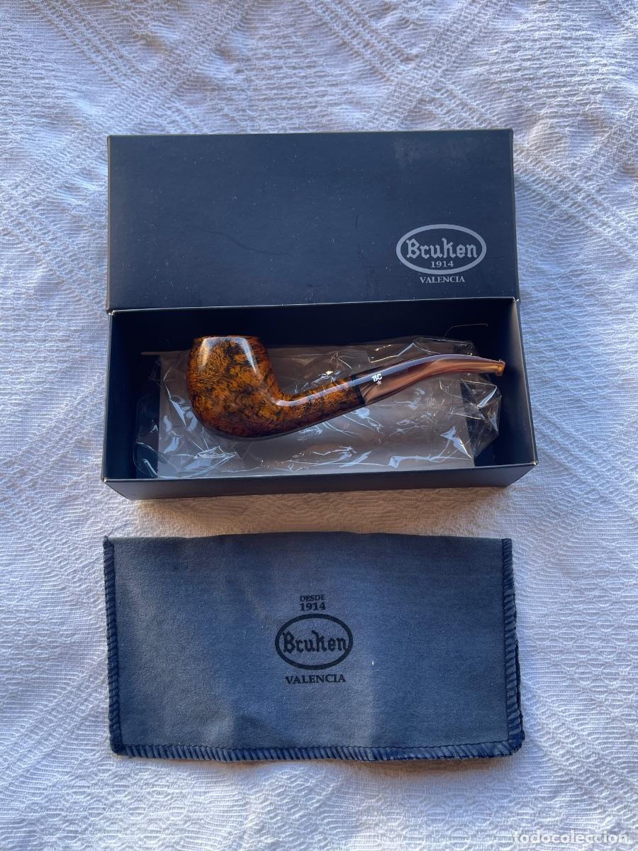 Pipas de fumar: Antigua pipa de fumar tabaco, Bruken. Valencia