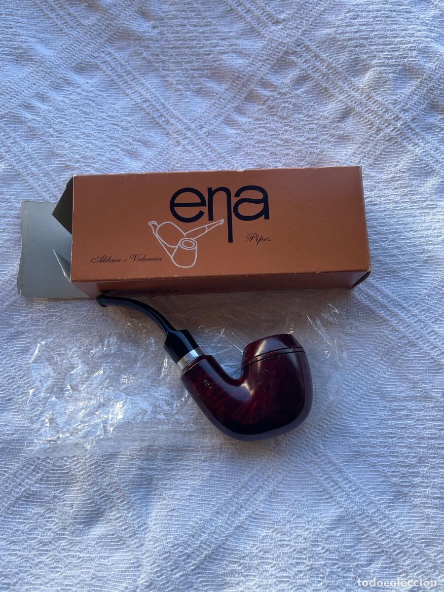 Pipas de fumar: ENA cajaPIPA DE FUMAR. MADERA DE BREZO. CAJA ORIGINAL. CIRCA 1970.