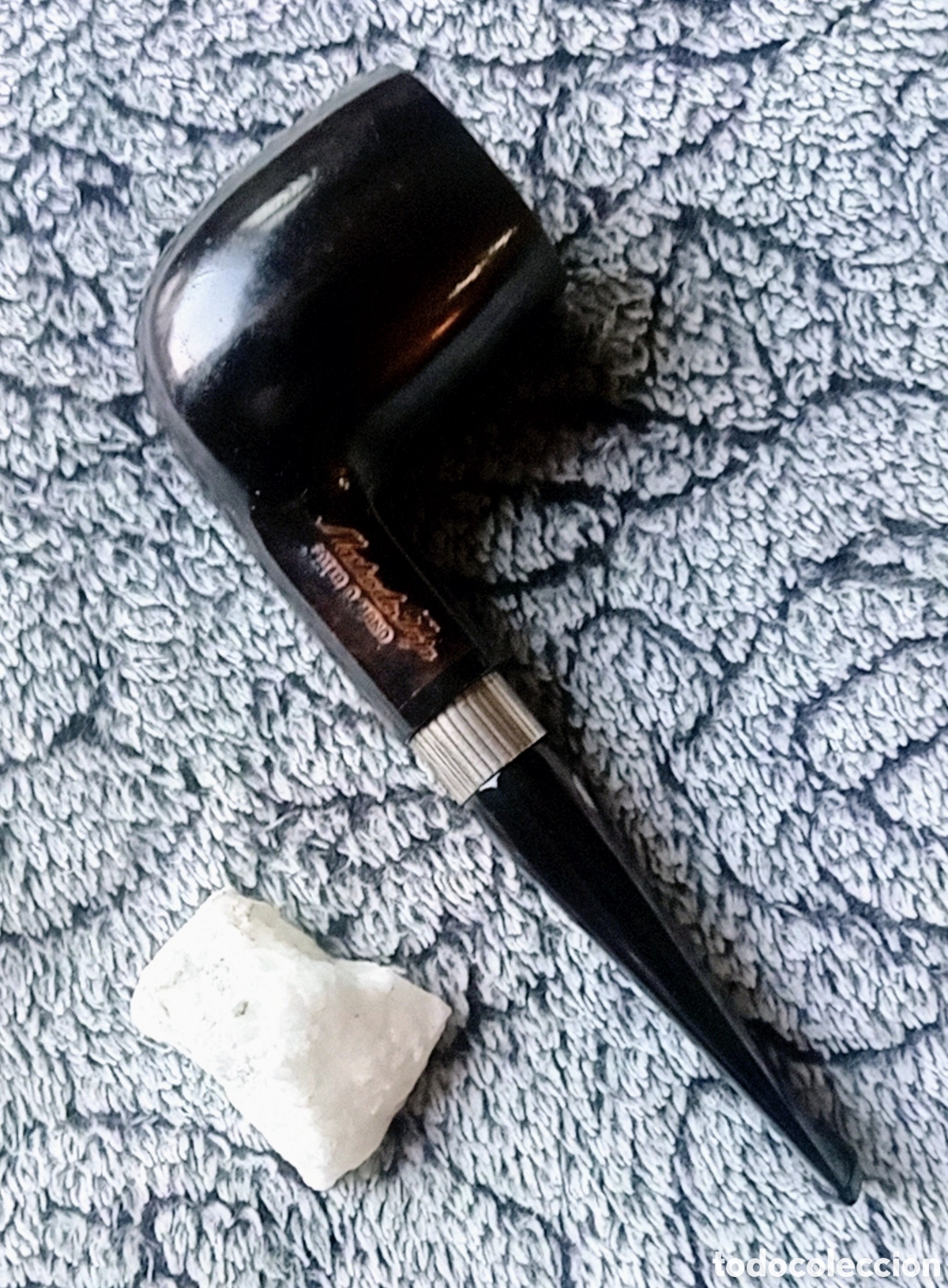 Pipas de fumar: Pipa italiana Mastro de Paja billiard lisa negra