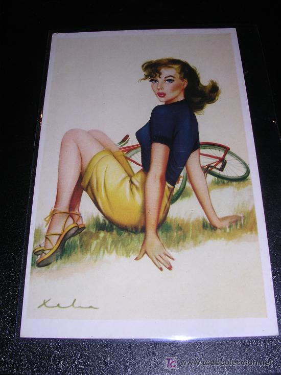 Pin Up Coleccion Xelia A 7 Comprar Postales Antiguas Eróticas Y Pin Ups En Todocoleccion 7740