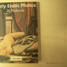 Postales: COLECCION COMPLETA DE 30 POSTALES EARLY EROTIC PHOTOS TASCHEN