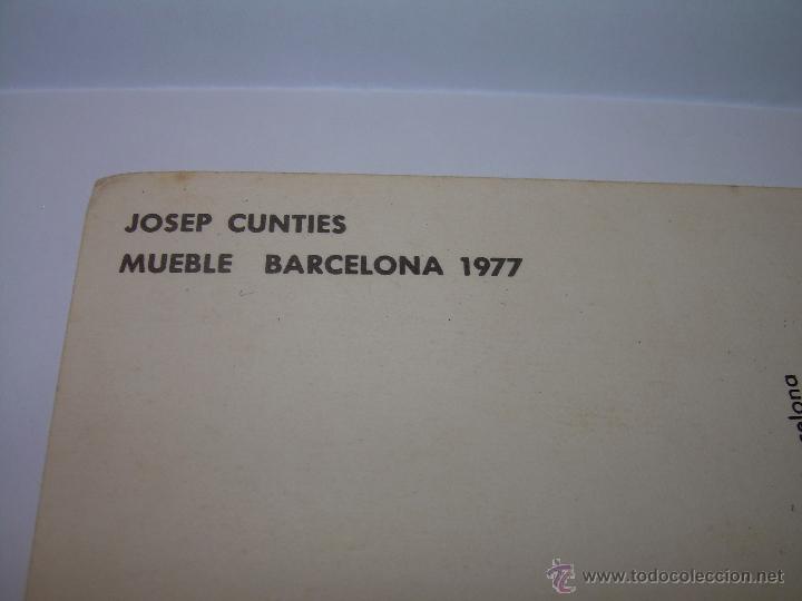 Postales: ANTIGUA POSTAL.....MUEBLE BARCELONA....JOSEP CUNTIES. - Foto 3 - 46293422