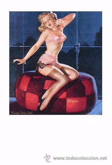 Postcards: Pin Ups of GIL ELVGREN postcard - (014) Years 1940&acute;s,1950&acute;s and 1960&acute;s