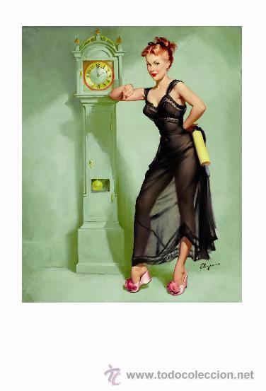 Postkarten: Pin Ups of GIL ELVGREN postcard - (055) Years 1940&acute;s,1950&acute;s and 1960&acute;s