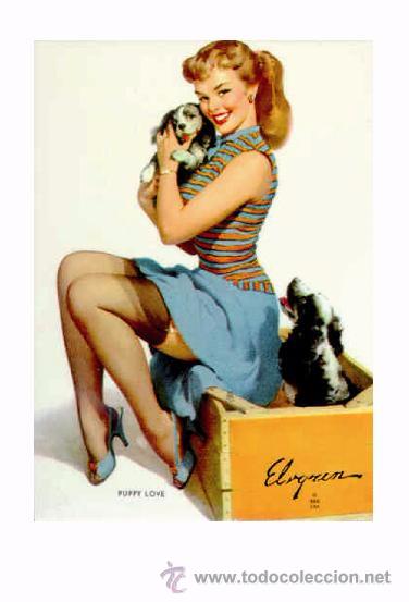 Pin Ups Of Gil Elvgren Postcard Years Comprar Postales Antiguas Er Ticas Y Pin Ups