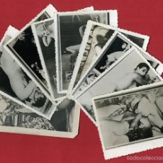 Postales: LOTE DE 9 FOTOGRAFIAS PORNO , PORNOGRAFIA , ANTIGUAS , ORIGINALES , LB. Lote 55885282
