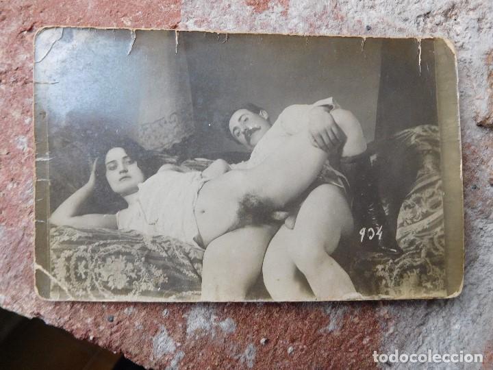 Postal fotogrÃ¡fica tema porno pornografia principios del siglo XX Original